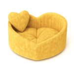 ISADORA - Dandelion - Легло за домашен любимец Жълто Сърце + Подарък, Различни Размери, код 117