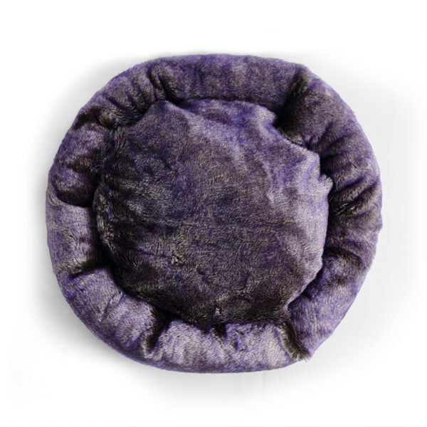 SARA - Лилаво - Пухено Легло за домашен любимец, Размери M-L