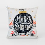 Декоративна възглавница "Merry Christmas" Коледна Топка Весела Коледа арт. 164