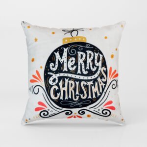 10-2.jpg Декоративна възглавница "Merry Christmas" Коледна Топка Весела Коледа арт. 164
