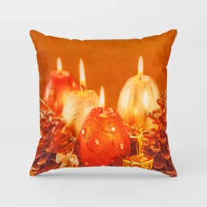 23-1.jpg Декоративна възглавница "Christmas" Коледни Свещи арт. 170