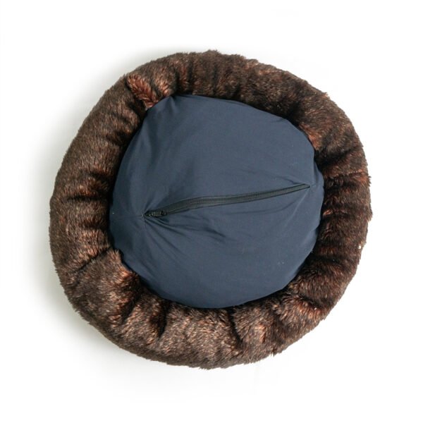 SARA - Кафяво - Пухено Легло за домашен любимец, Размери M-L