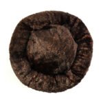SARA - Кафяво - Пухено Легло за домашен любимец, Размери M-L