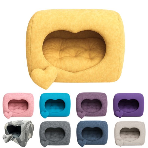 Легло Melani - Сърце Къщичка + Подарък, Размер S, 10 Цвята