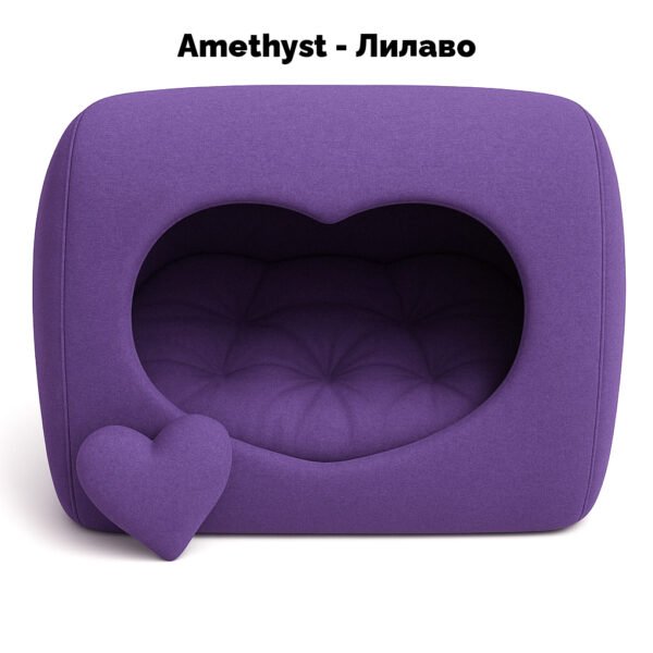 Легло Melani - Сърце Къщичка + Подарък, Размер S, 10 Цвята